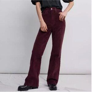 NWT Levi's Red Corduroy Wedige Bootcut size 28